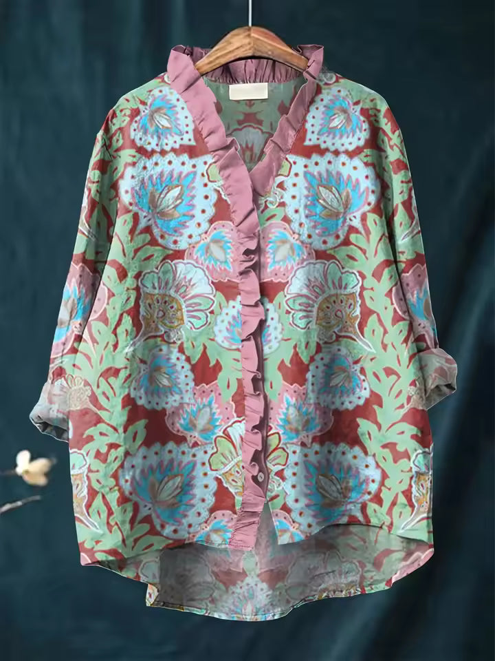 Margot Biarritz - Blouse au Caractère Calme Mia
