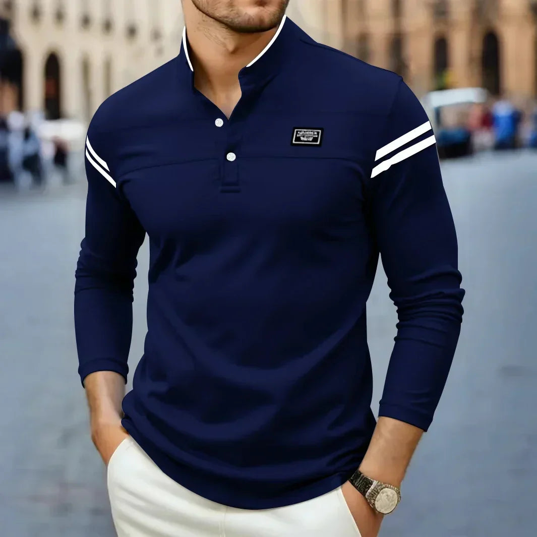 Margot Biarritz - T-shirt à manches longues moderne pour homme
