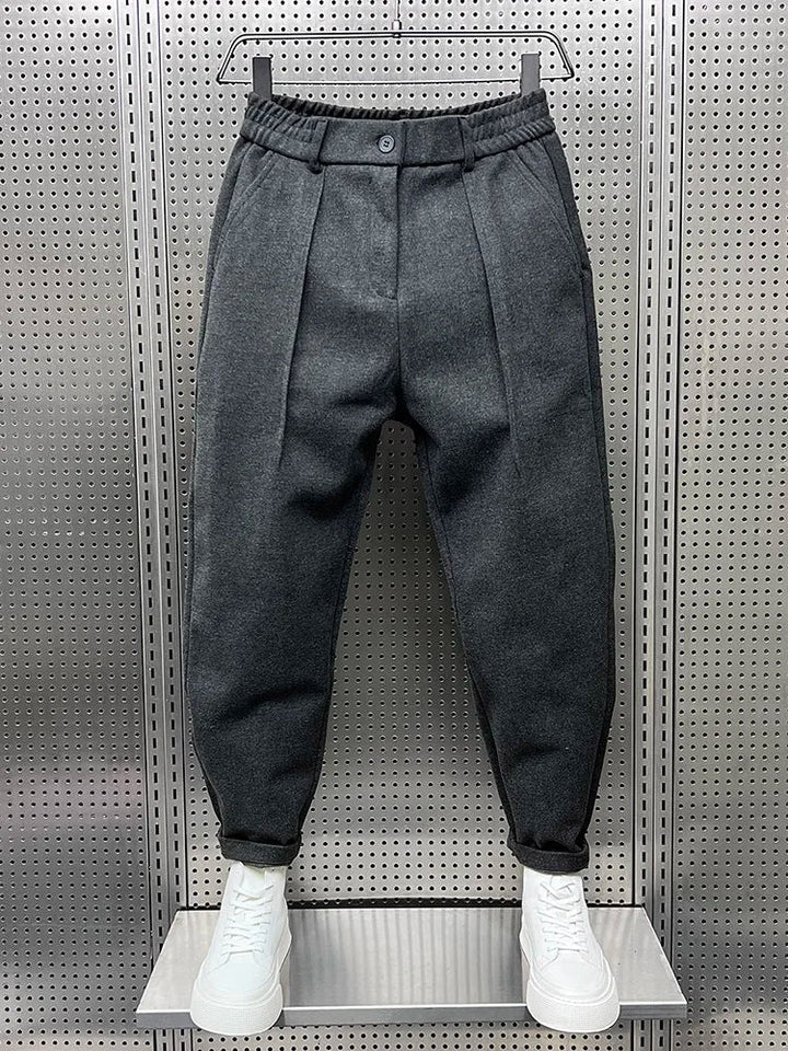 Margot Biarritz - Pantalons tapered texturés