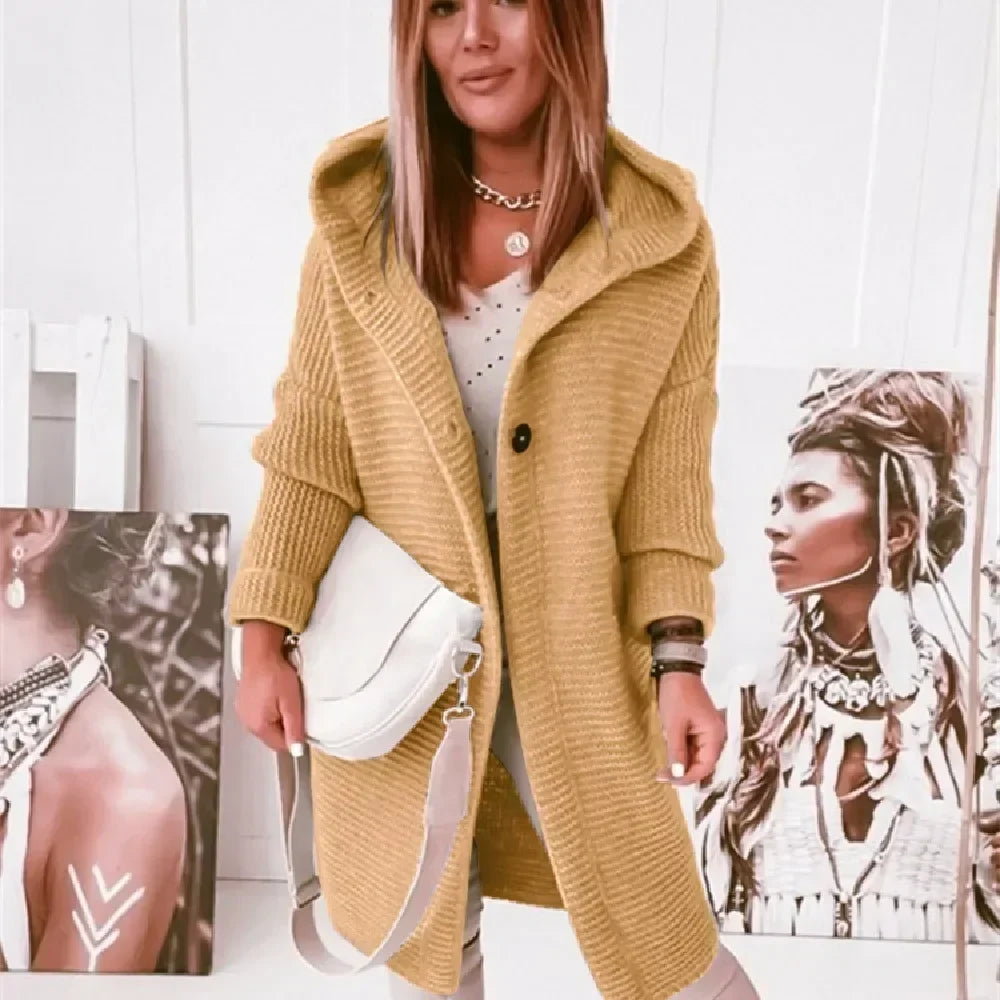 Margot Biarritz - Manteau en maille élégant