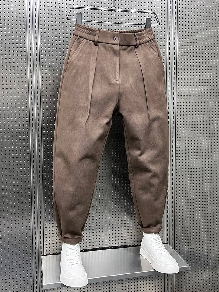 Margot Biarritz - Pantalons tapered texturés
