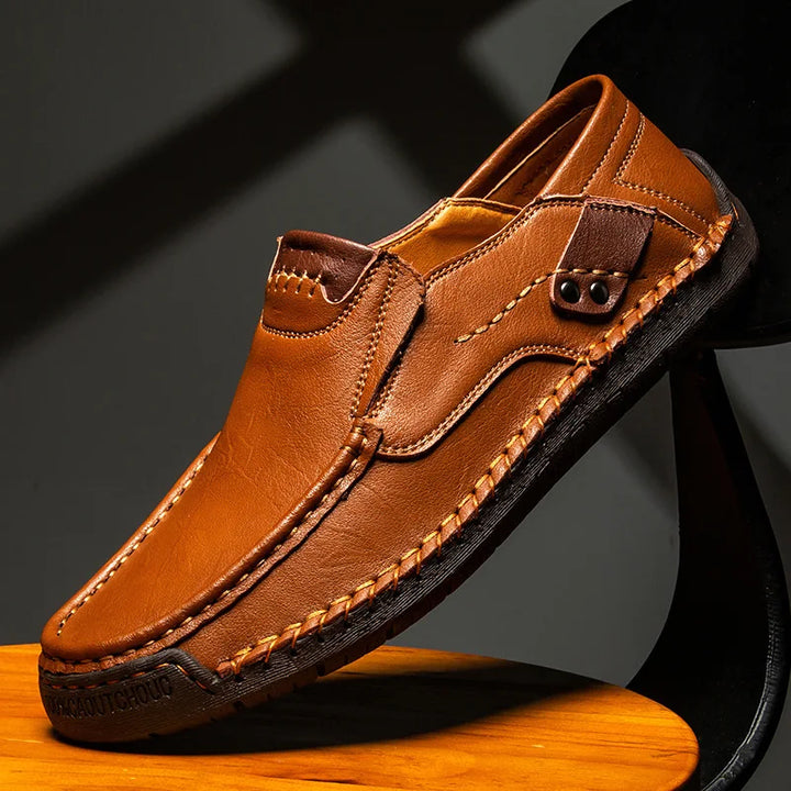 Margot Biarritz - Mocassins en cuir classiques pour homme