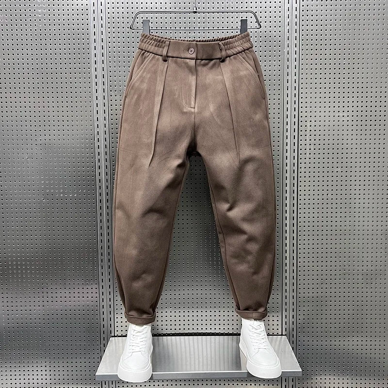 Margot Biarritz - Pantalons tapered texturés