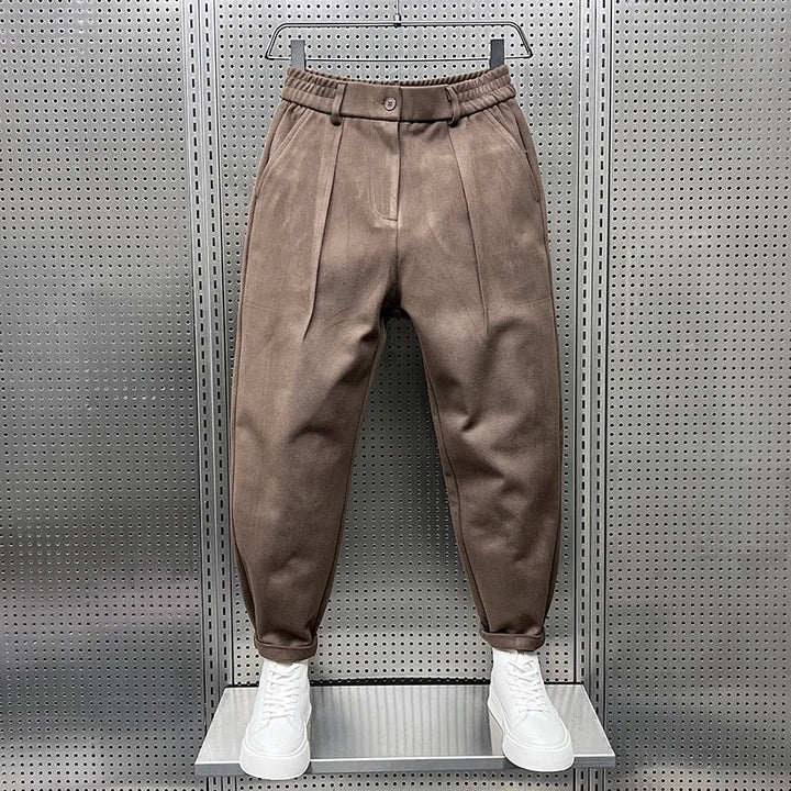 Margot Biarritz - Pantalons tapered texturés
