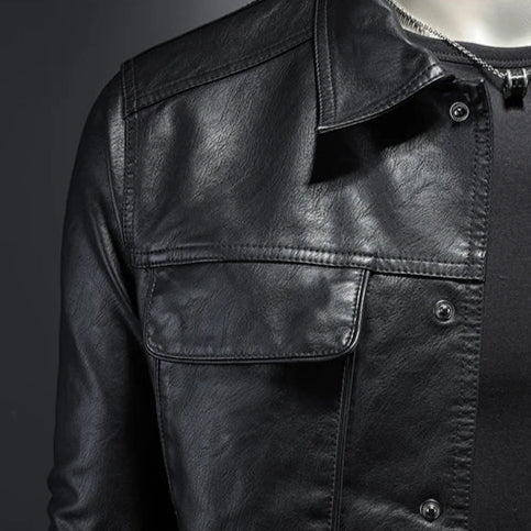 Margot Biarritz - Veste en cuir moderne Rider