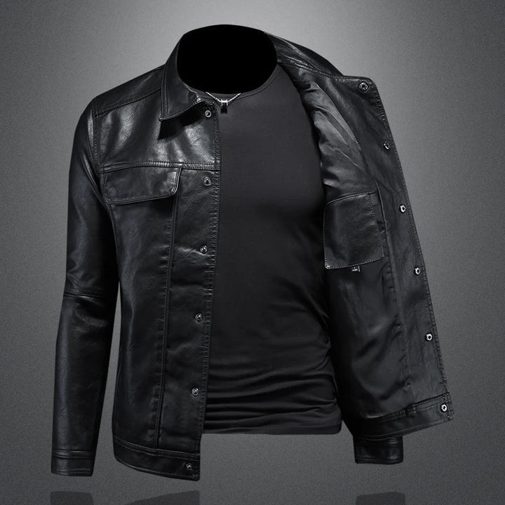 Margot Biarritz - Veste en cuir moderne Rider