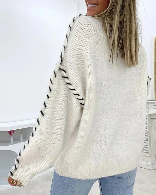 Margot Biarritz - Pull décontracté en maille chaude