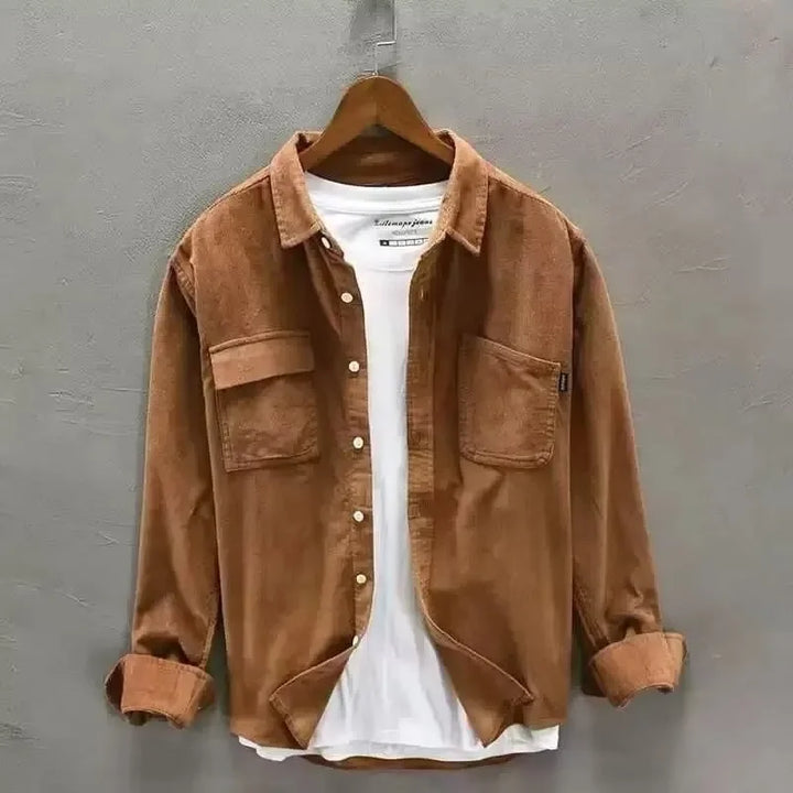 Margot Biarritz - Polo classique à manches longues pour homme