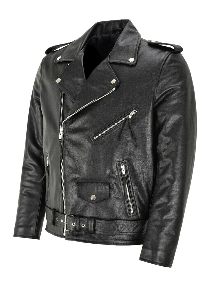 Margot Biarritz - Veste en cuir classique pour homme