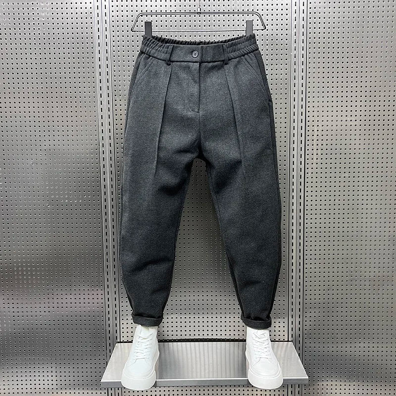 Margot Biarritz - Pantalons tapered texturés
