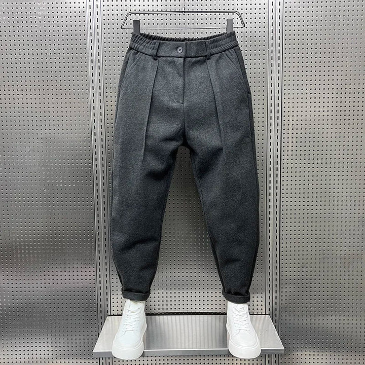 Margot Biarritz - Pantalons tapered texturés