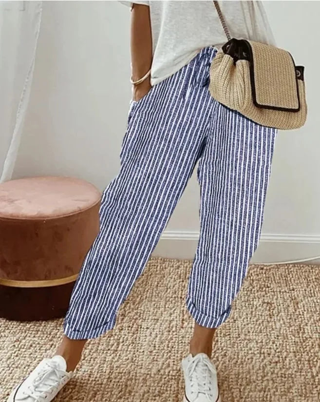 Margot Biarritz - Short Décontracté Léger à Taille Élastique Léa