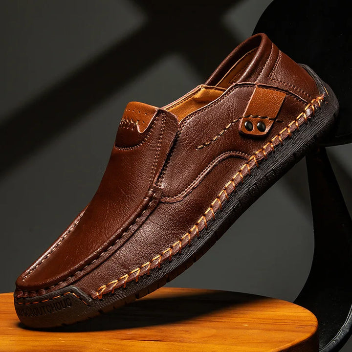 Margot Biarritz - Mocassins en cuir classiques pour homme
