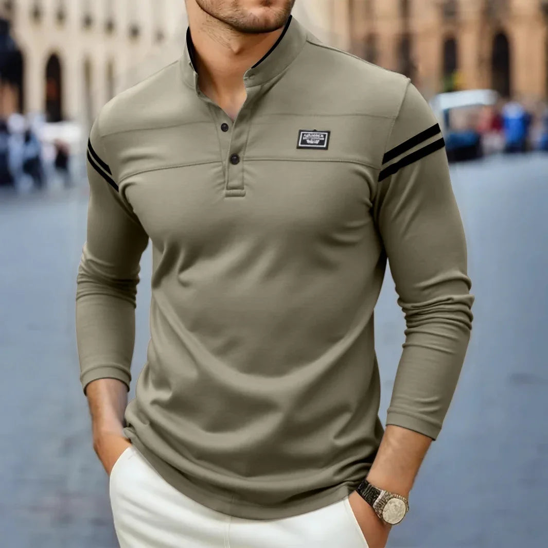 Margot Biarritz - T-shirt à manches longues moderne pour homme