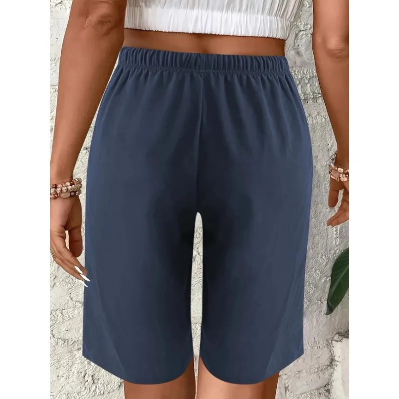 Margot Biarritz - Short Décontracté à Taille Élastique Lina