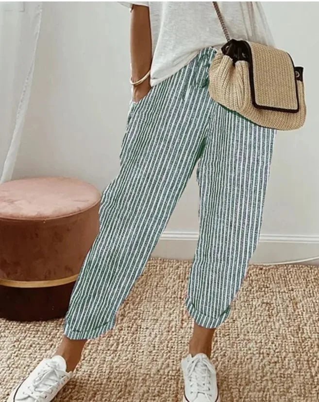 Margot Biarritz - Short Décontracté Léger à Taille Élastique Léa