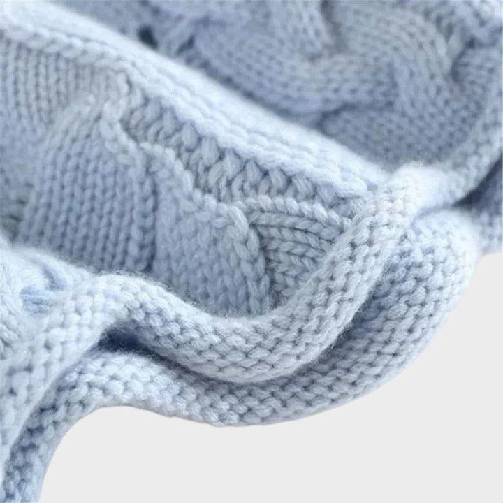 Margot Biarritz - Pull en cachemire à motif tressé