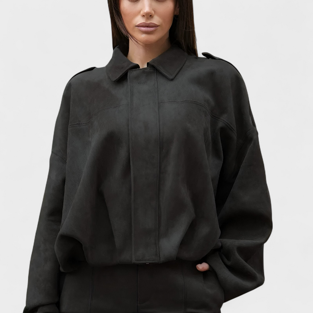 Margot Biarritz - Veste bomber en suédine