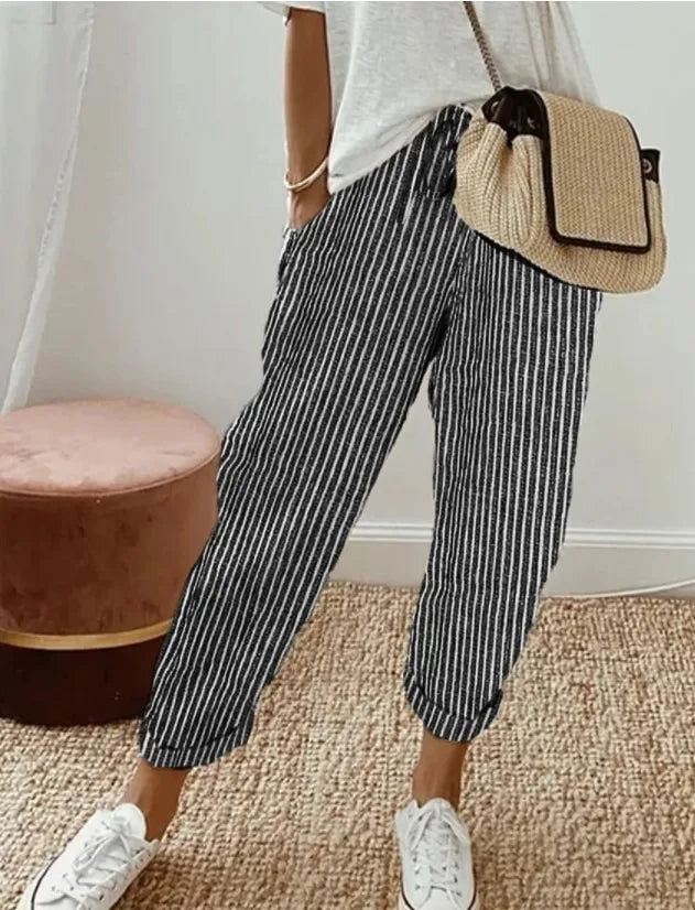 Margot Biarritz - Short Décontracté Léger à Taille Élastique Léa