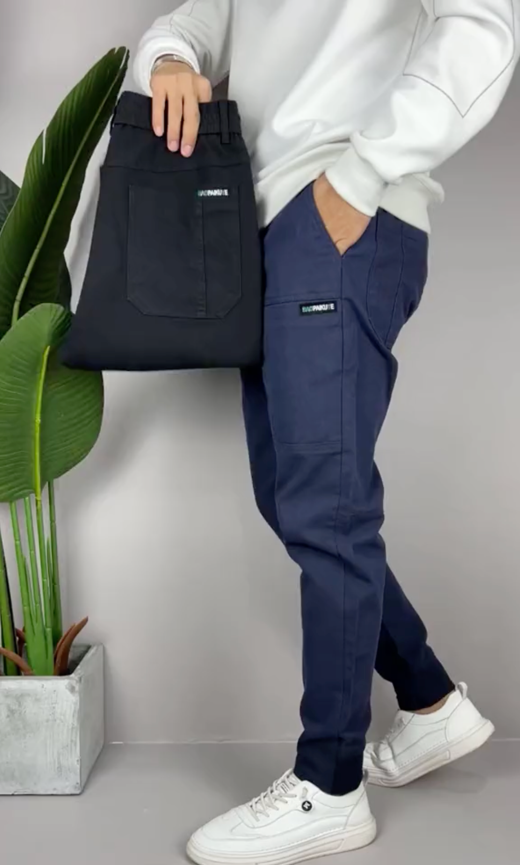 Margot Biarritz - Pantalon cargo extensible