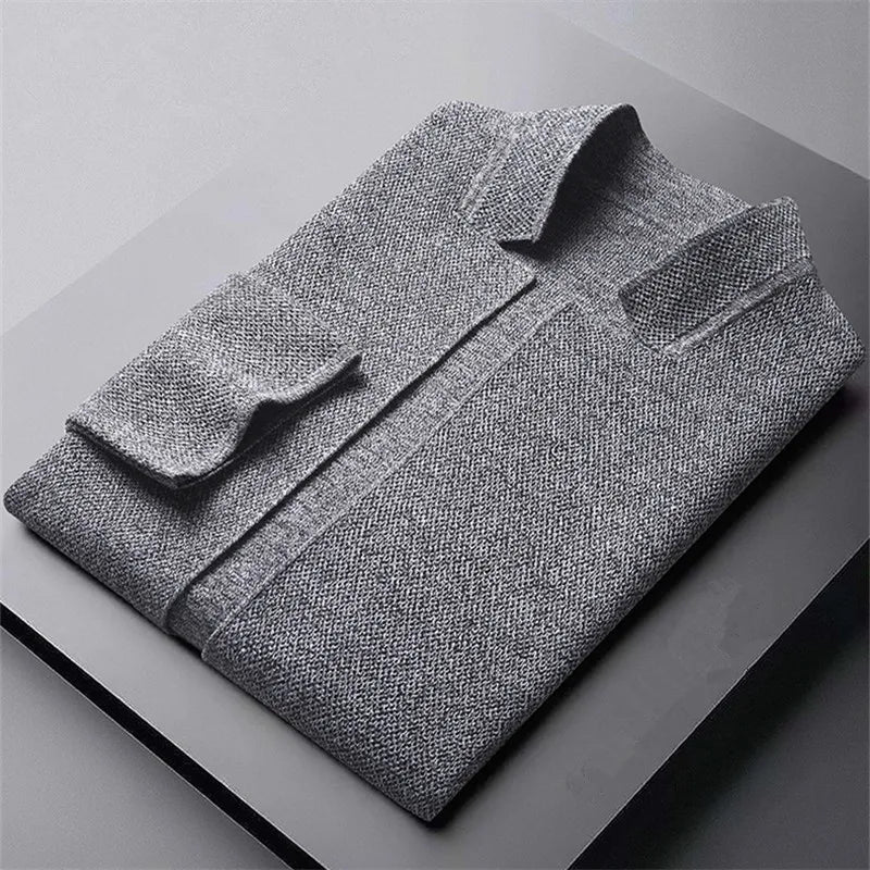 Margot Biarritz - Cardigan en laine tricotée pour homme