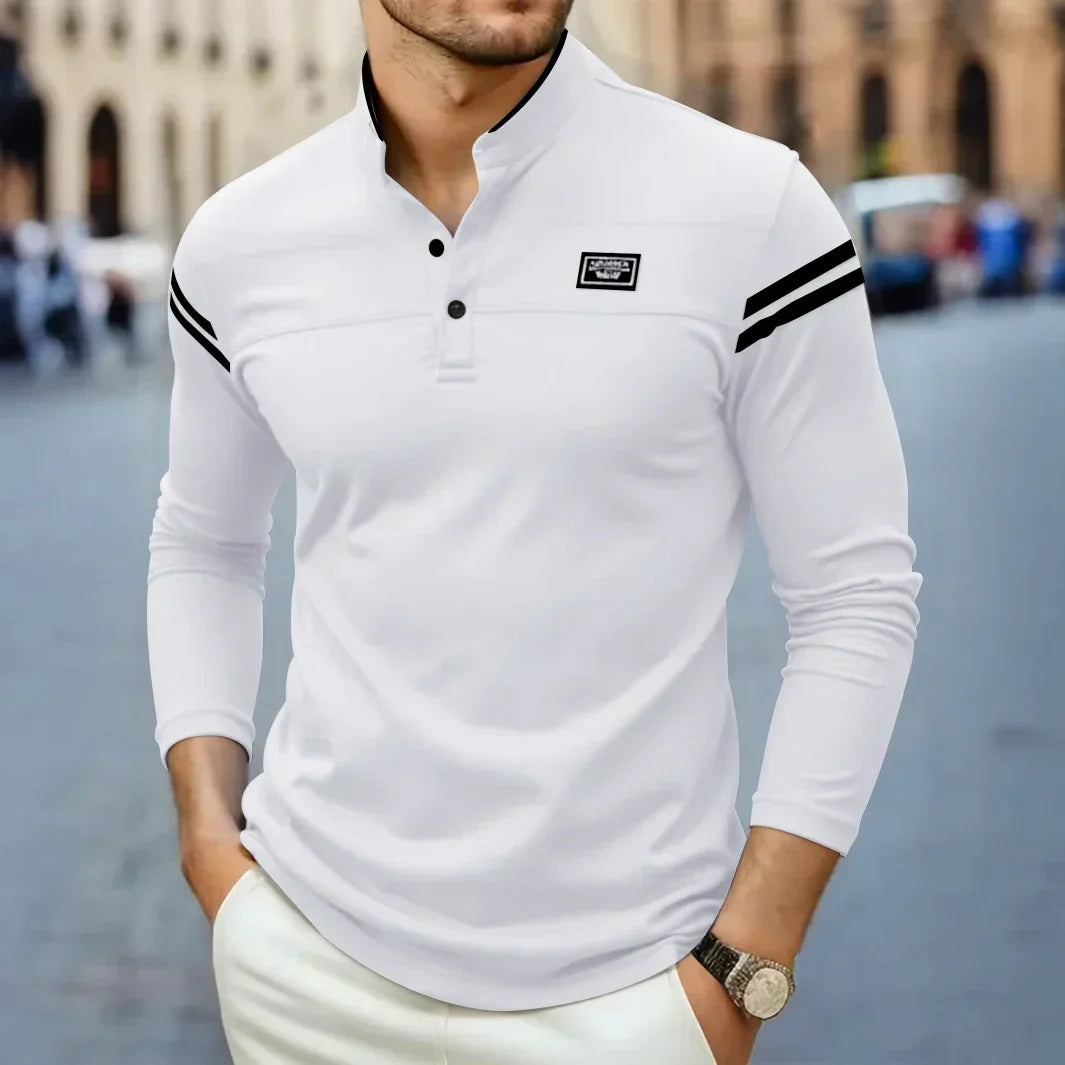 Margot Biarritz - T-shirt à manches longues moderne pour homme