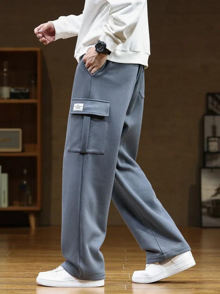 Margot Biarritz - Pantalon cargo en polaire