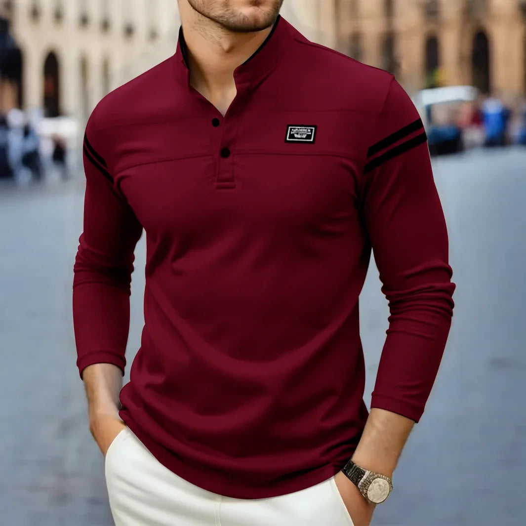 Margot Biarritz - T-shirt à manches longues moderne pour homme