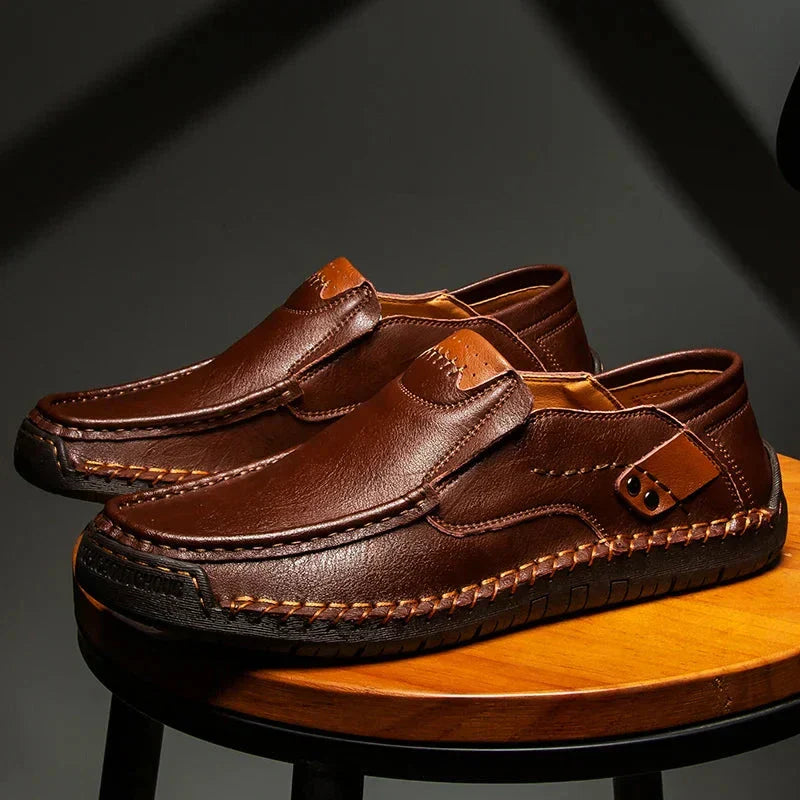Margot Biarritz - Mocassins en cuir classiques pour homme