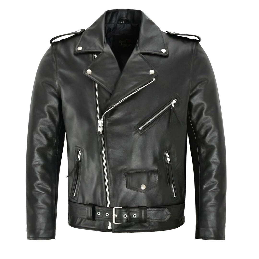 Margot Biarritz - Veste en cuir classique pour homme