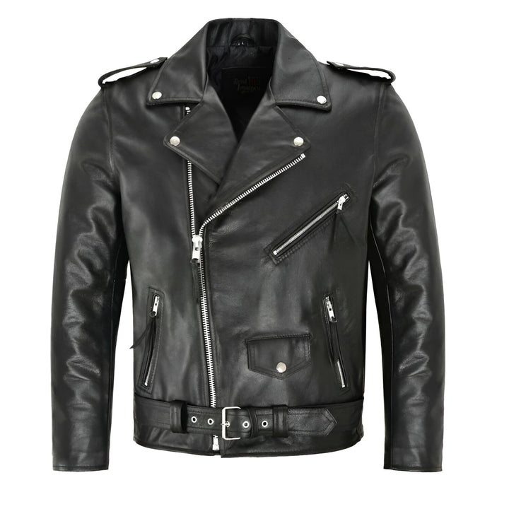 Margot Biarritz - Veste en cuir classique pour homme