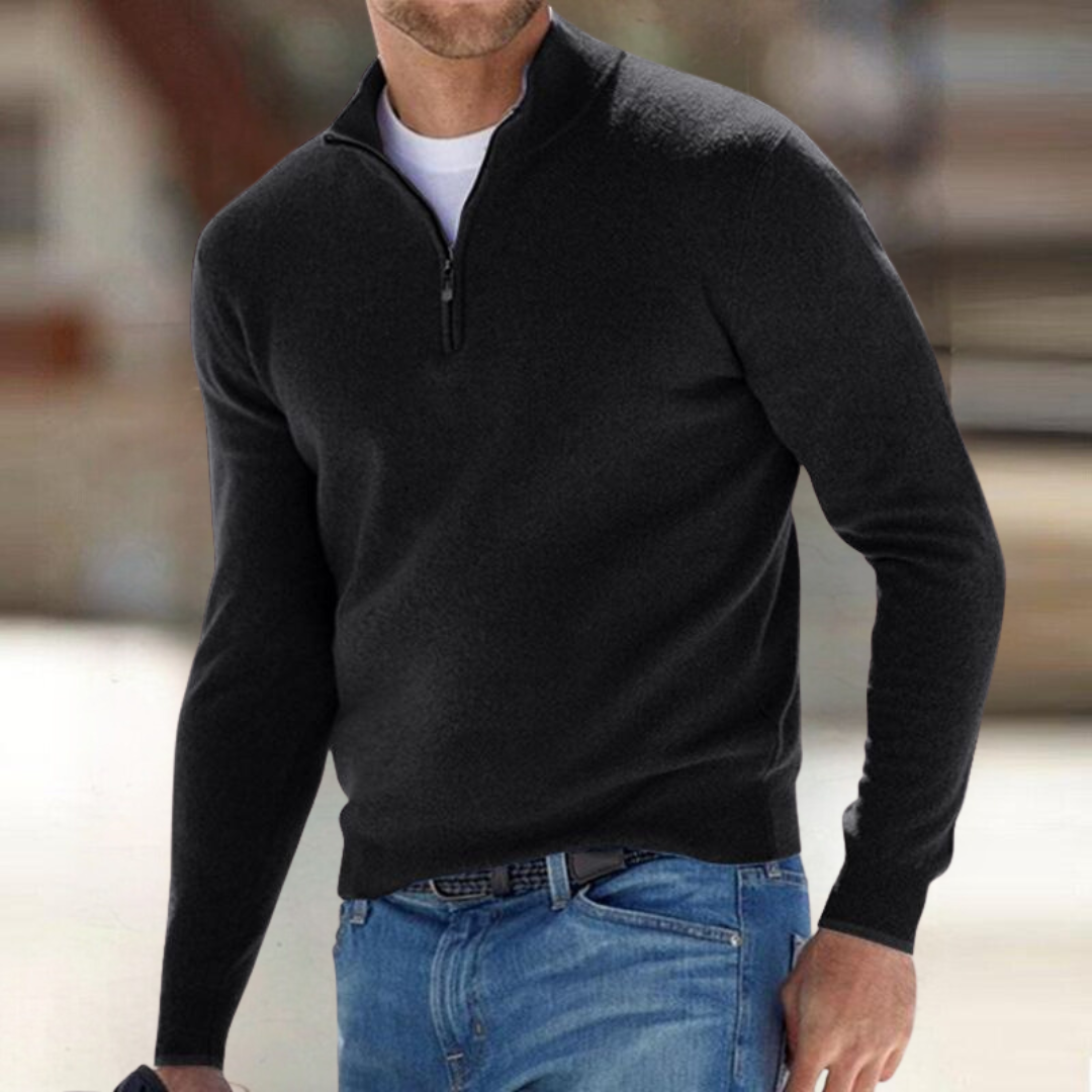 Margot Biarritz - Pull zippé pour homme