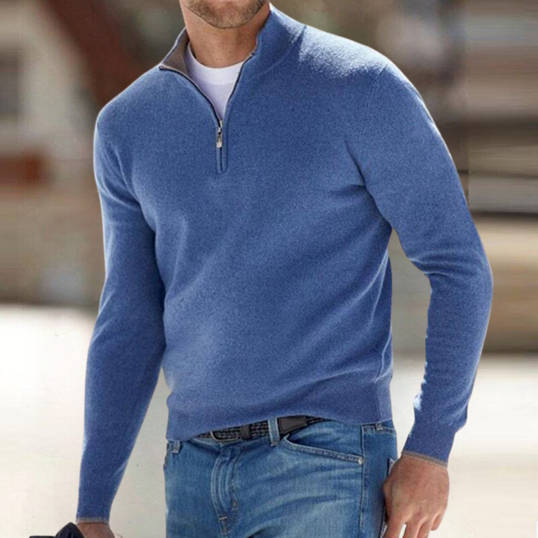 Margot Biarritz - Pull zippé pour homme