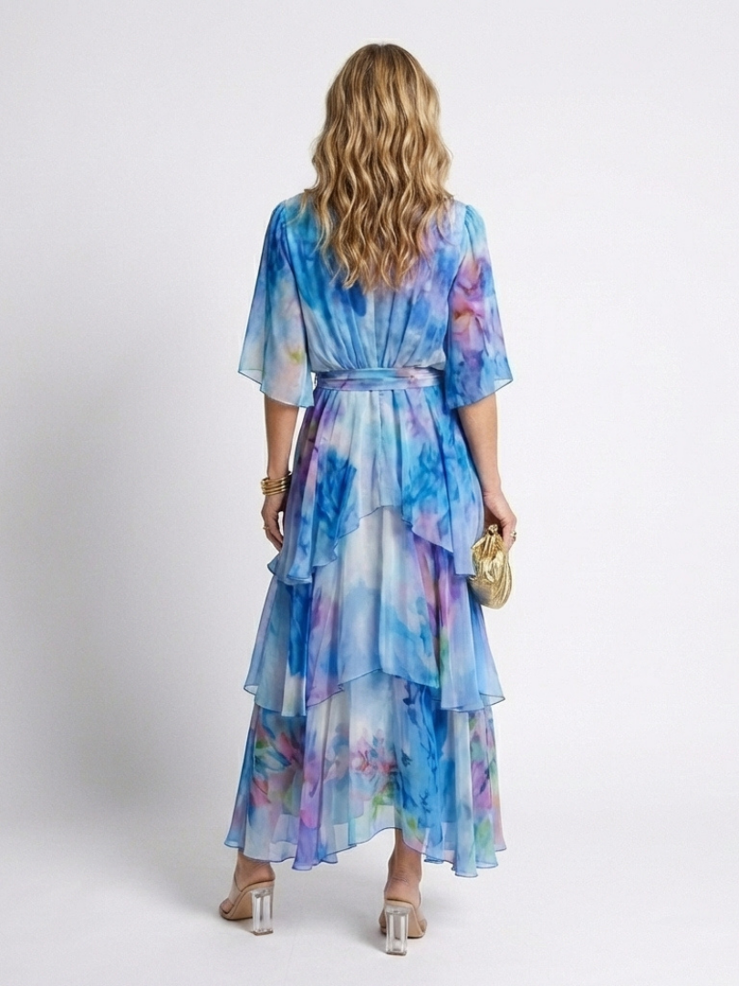Margot Biarritz - Robe maxi à décolleté Calista