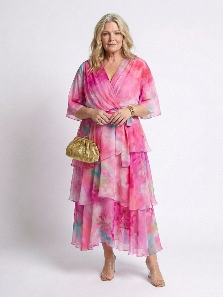 Margot Biarritz - Robe maxi à décolleté Calista