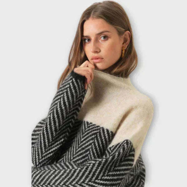 Margot Biarritz - Pull Doux à Col Montant