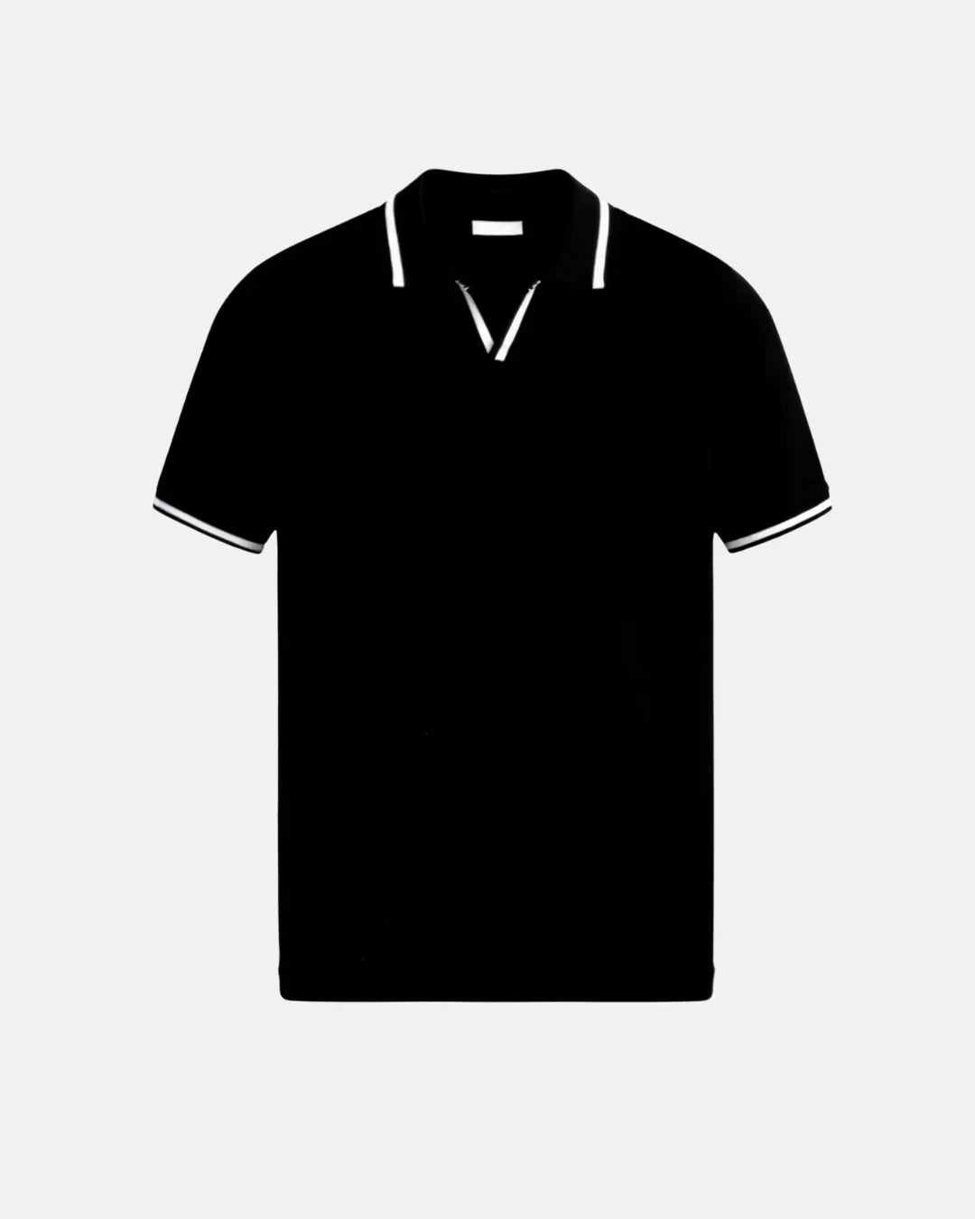 Margot Biarritz - Polo sur mesure en piqué avec détails contrastants