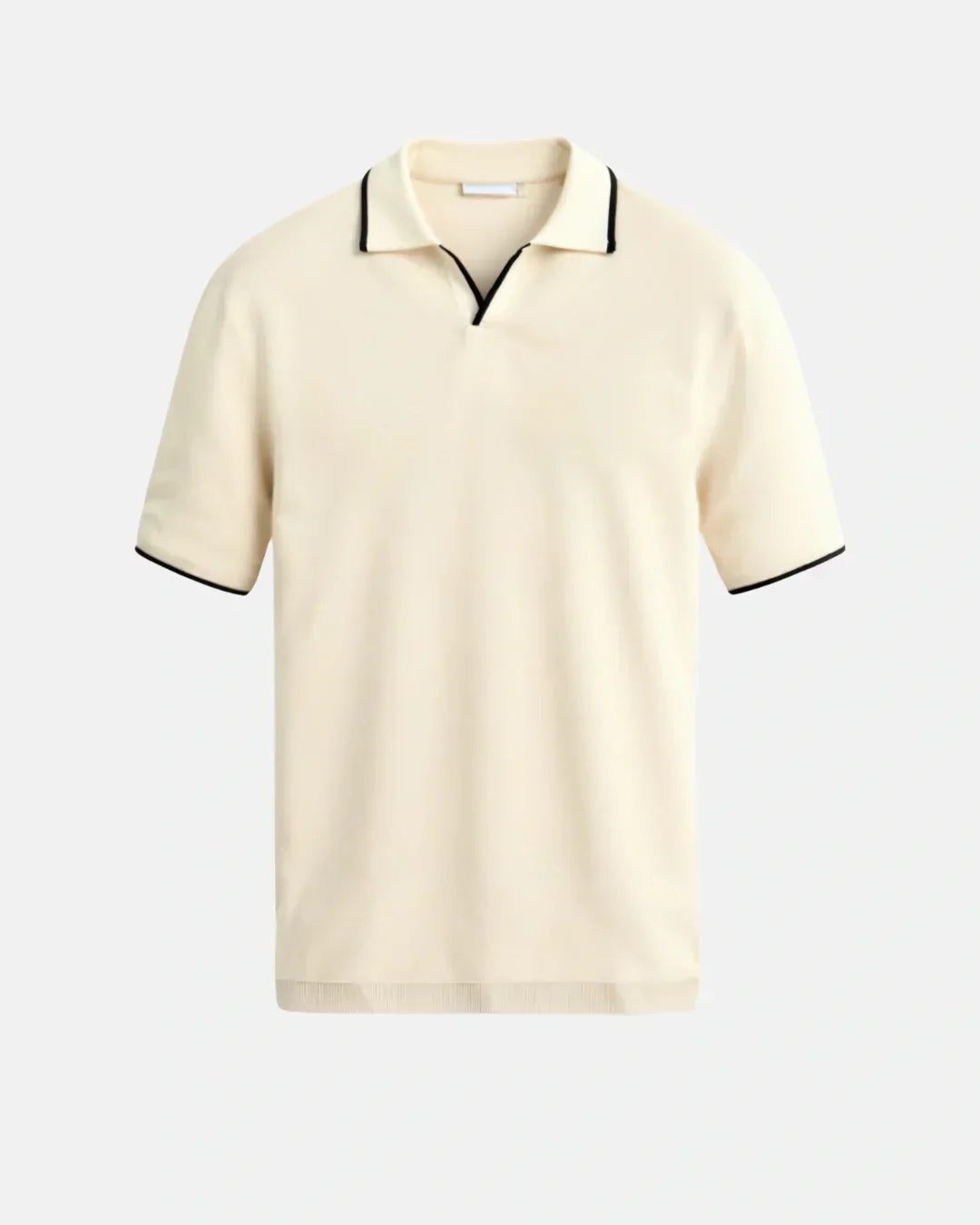 Margot Biarritz - Polo sur mesure en piqué avec détails contrastants