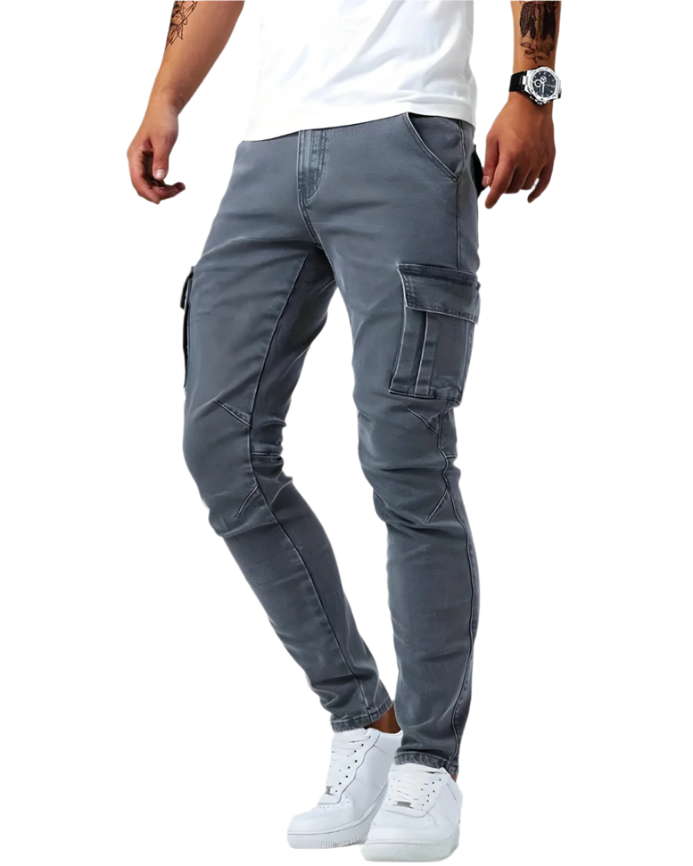 Margot Biarritz - Pantalon cargo stretch