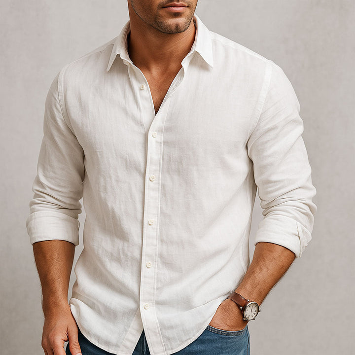 Margot Biarritz - Chemise essentielle en lin pour homme