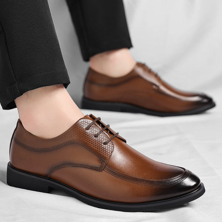 Margot Biarritz - Oxford en cuir brillant