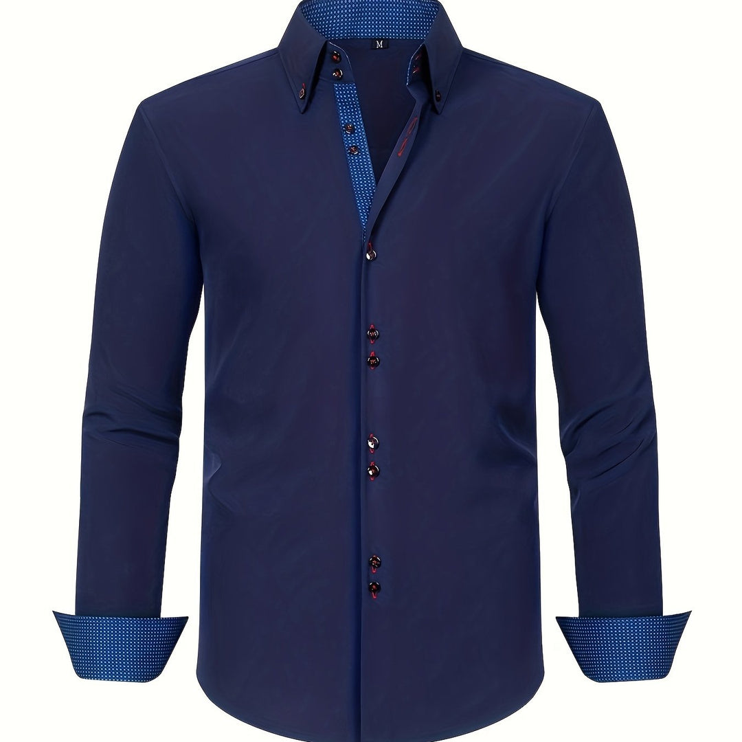 Margot Biarritz - Chemise élégante légère avec détails contrastés