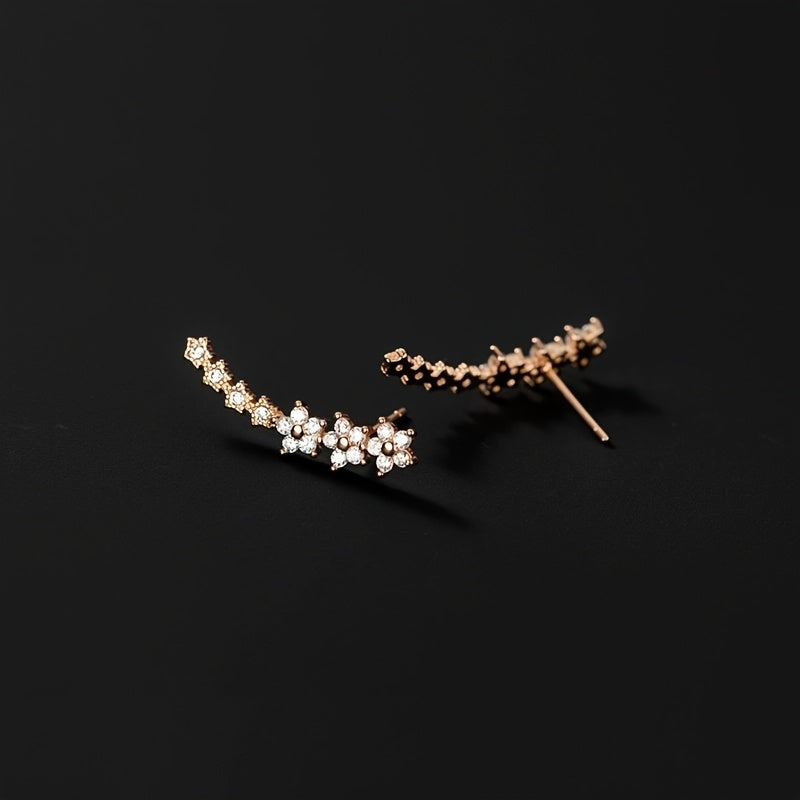 Margot Biarritz - Boucles d'oreilles florales intemporelles