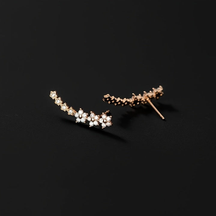 Margot Biarritz - Boucles d'oreilles florales intemporelles