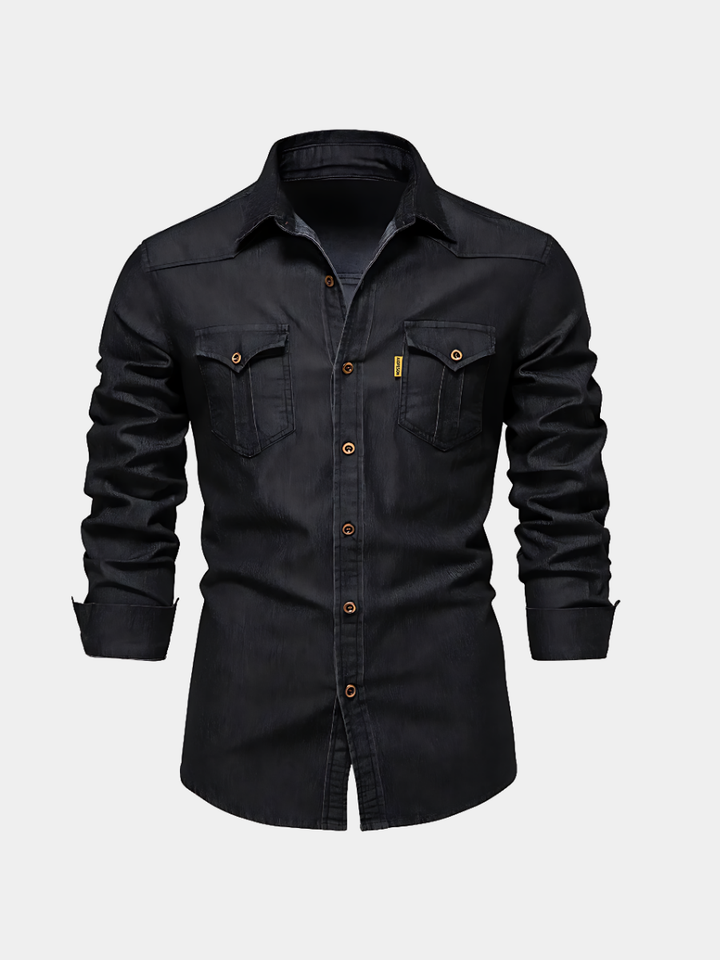 Margot Biarritz - Chemise en denim pour homme