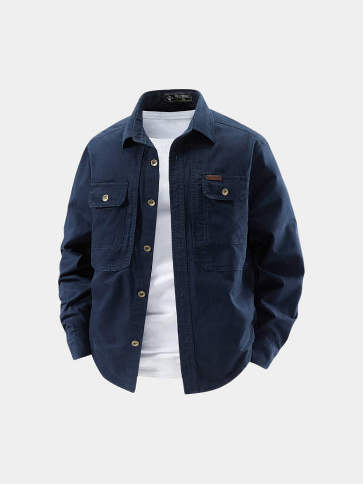 Margot Biarritz - Chemise utilitaire à manches longues pour homme
