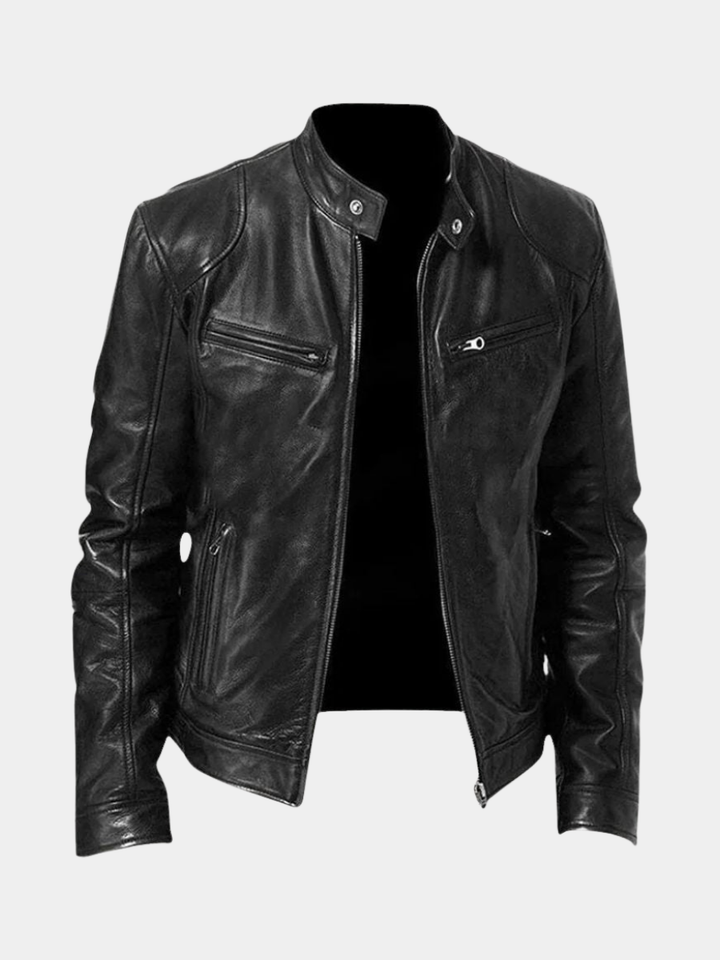 Margot Biarritz - Veste en cuir haut de gamme élégante pour homme