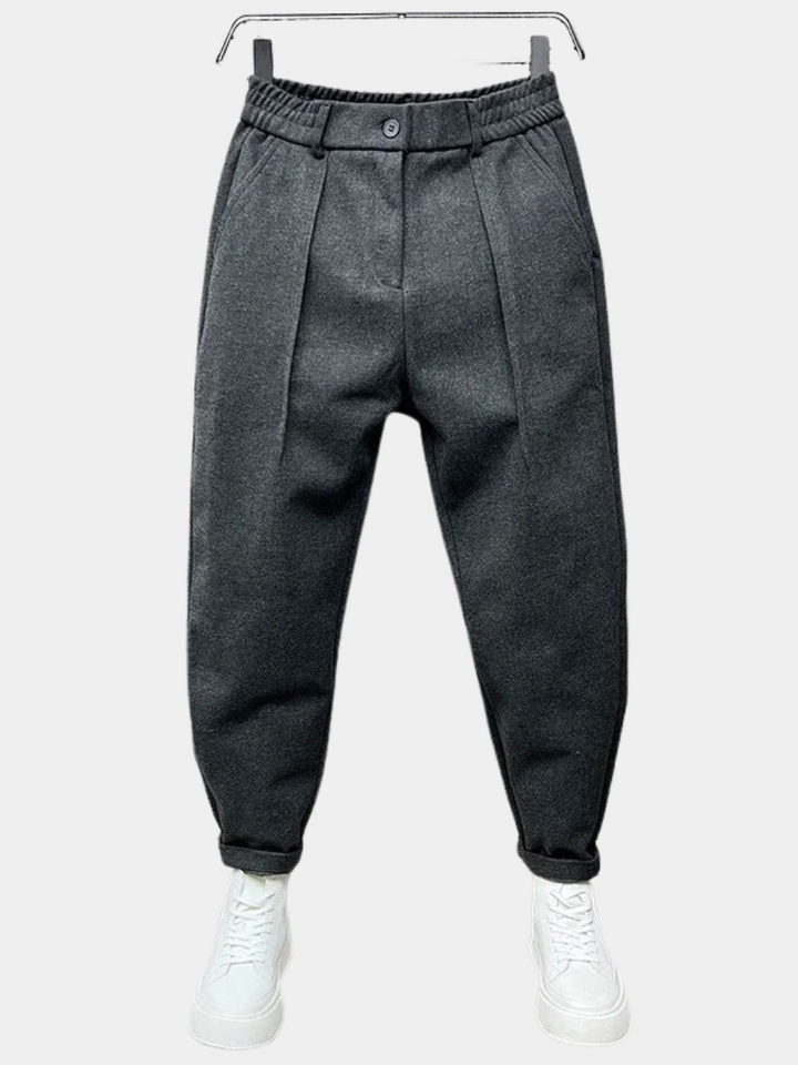 Margot Biarritz - Pantalons tapered texturés