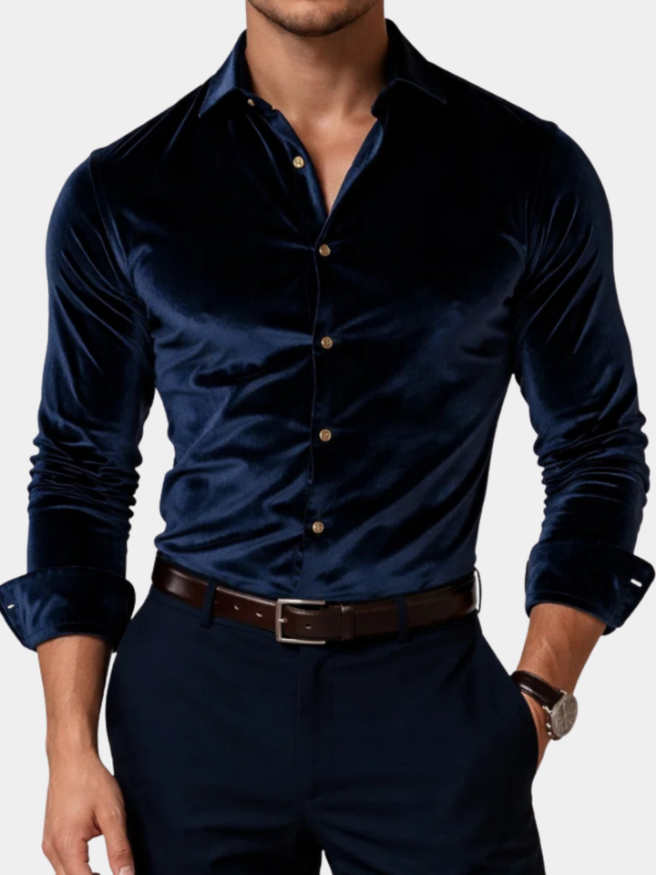 Margot Biarritz - Chemise en velours pour homme