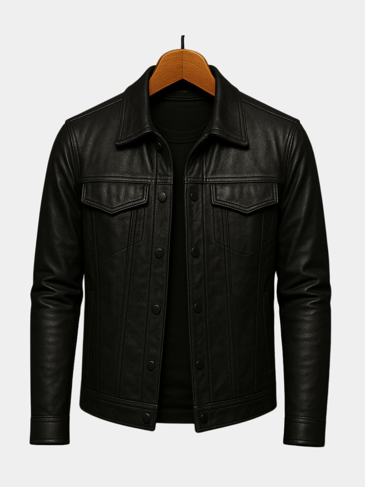 Margot Biarritz - Veste en cuir moderne Rider